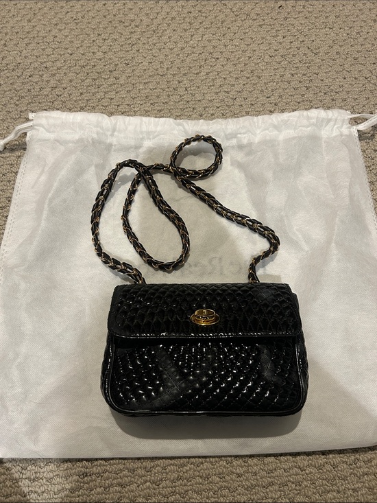 Bally Handbags - Bally Classic Black Quilted Crossbody Bag with Gold Hardware